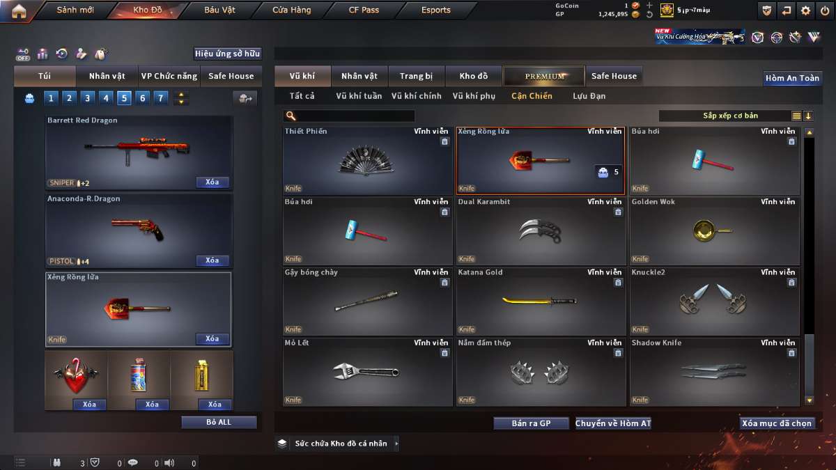 shop acc cf uy tin gia re